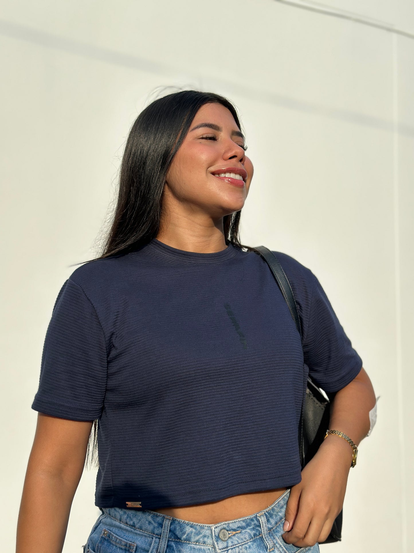 Croptop Azul